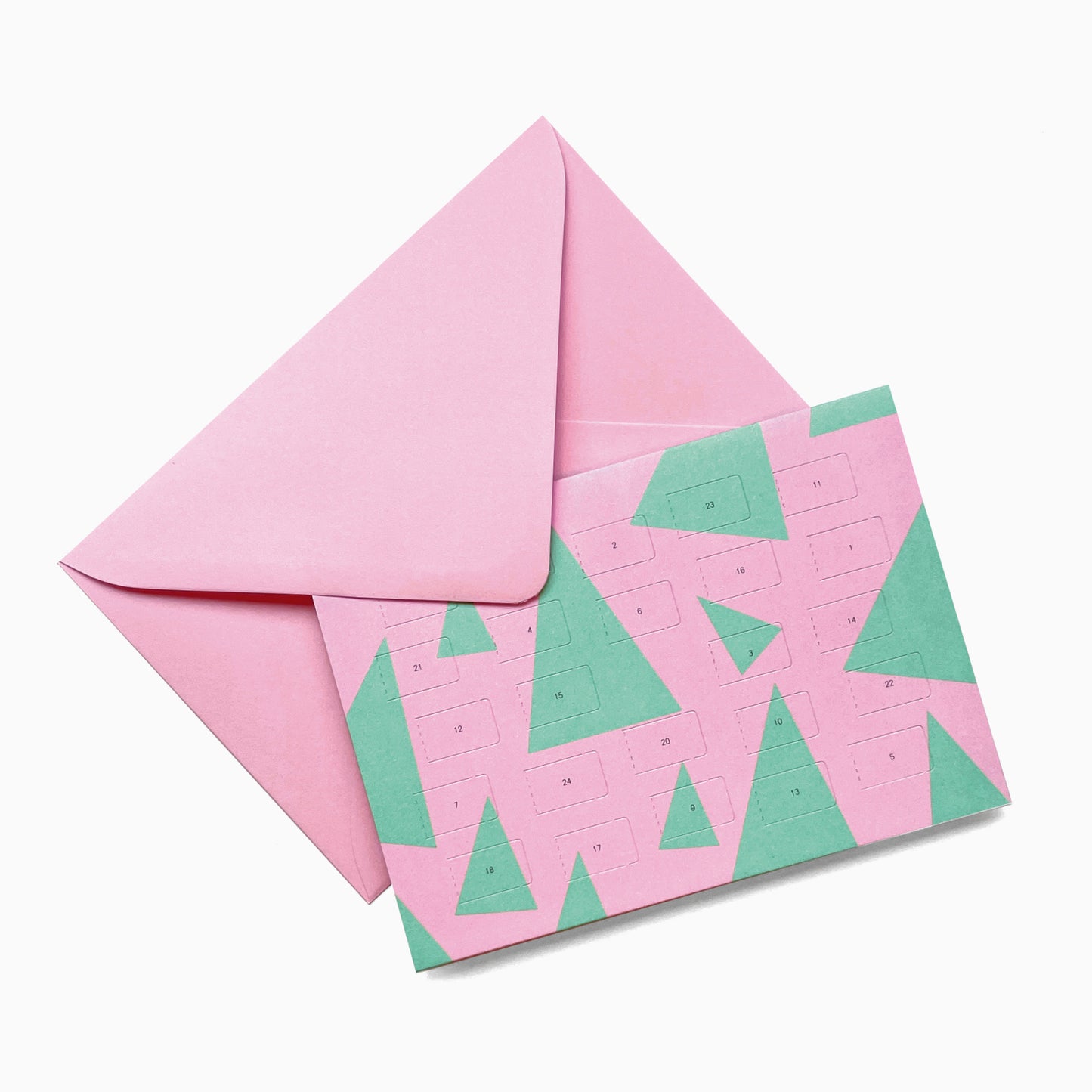 Adventskalender-Karte Tanne