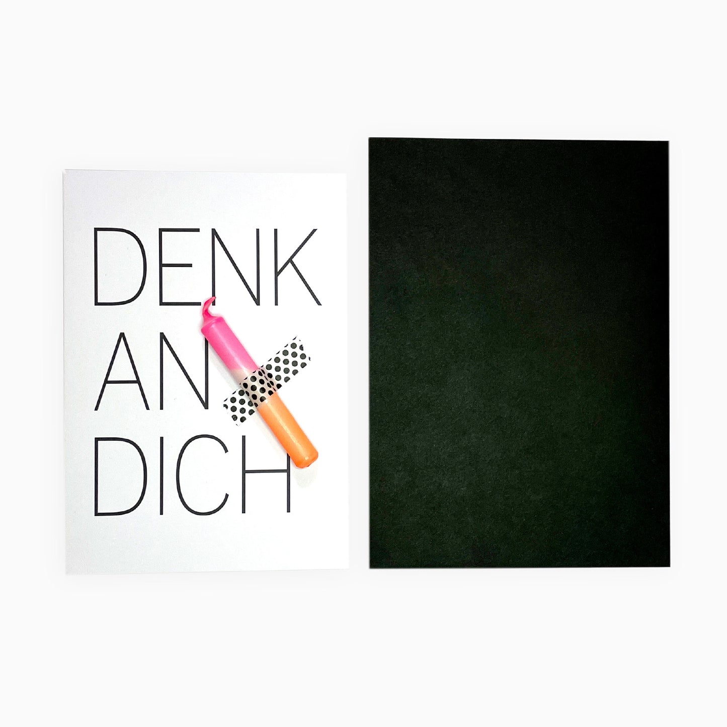 Kerzenkarte Denk an Dich