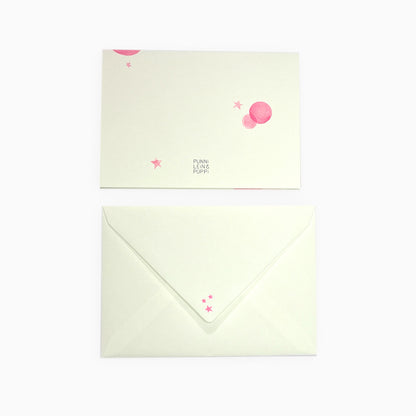 Adventskalender-Karte Neon Pink