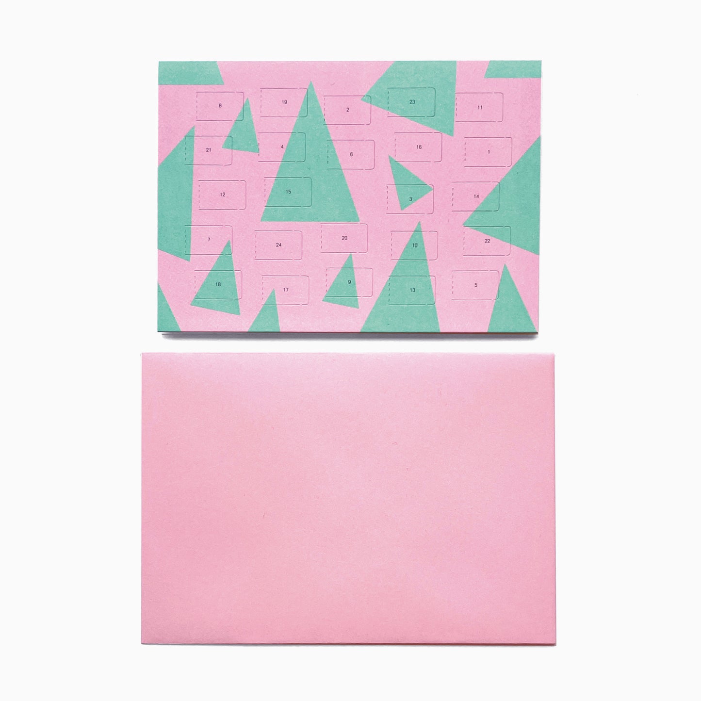 Adventskalender-Karte Tanne