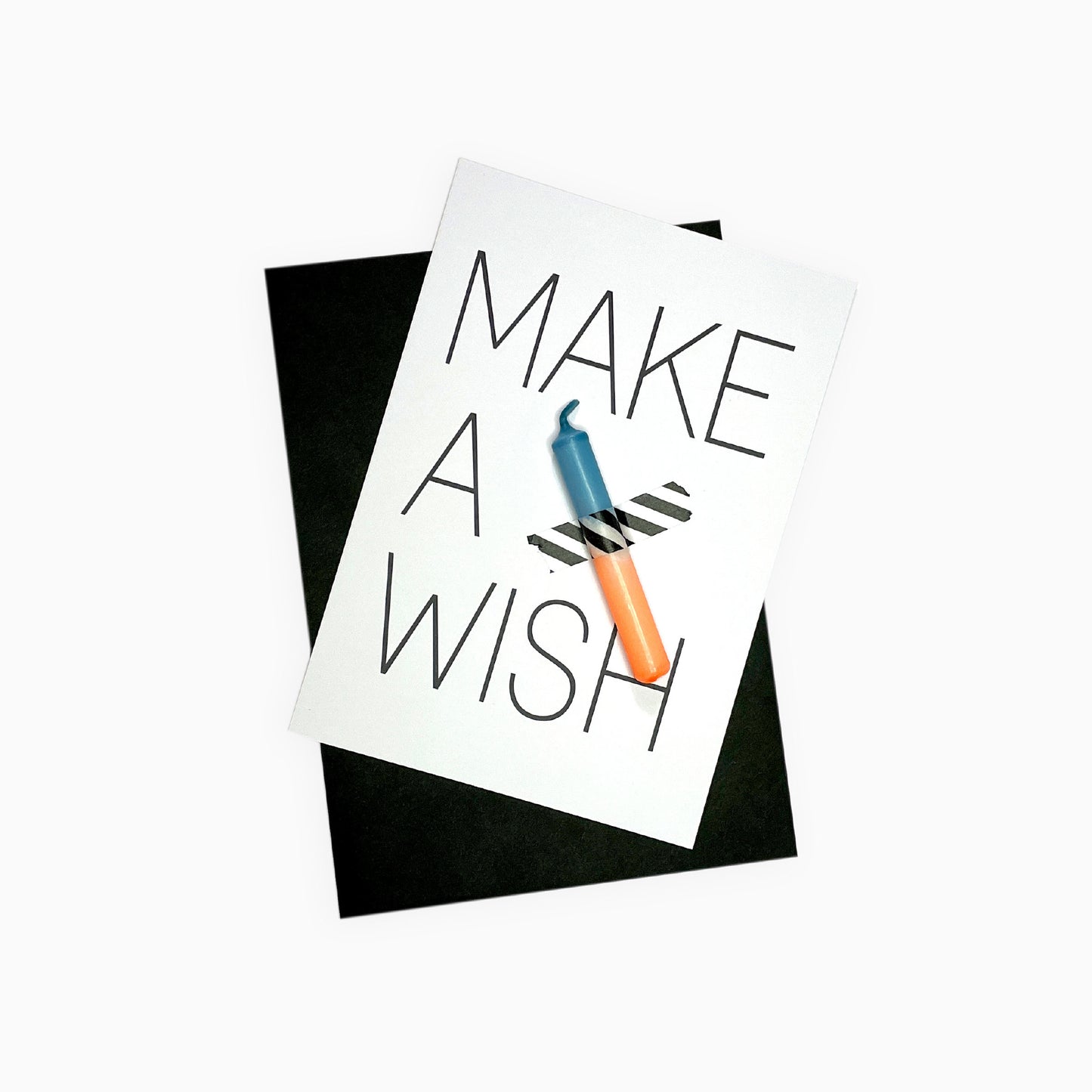 Kerzenkarte Make a wish